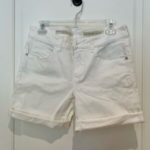 Anthropologie Pilcro and Letterpress White Denim Shorts